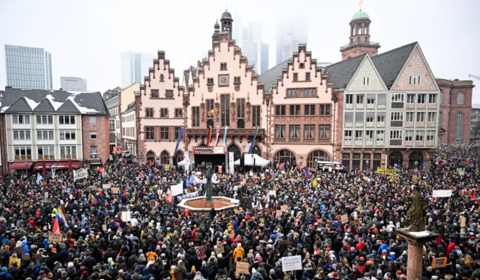 Tens of Thousands March Against Far Right in Germany, Galvanizing Opposition to AfD