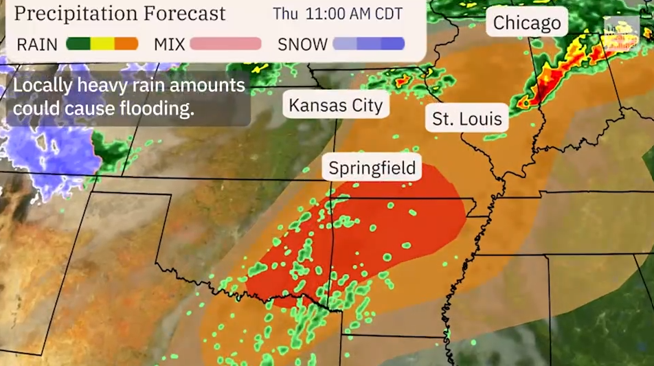 Severe Weather Alert: Texas to Great Lakes Braces for Impending Storm